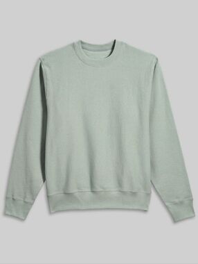House Of Blanks 4009 RELAXED FIT FLEECE CREWNECK In Sage